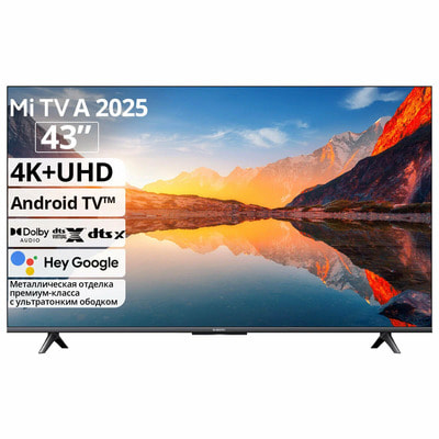  Xiaomi TV A 43 2025, 4K UHD, black (,  4)