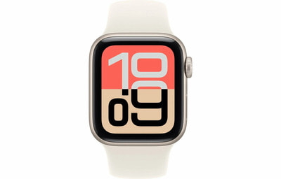   Apple Watch SE 3 (2025) 40mm Starlight Aluminum Case with Starlight Sport Band (,  1)