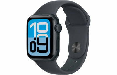   Apple Watch SE 3 (2025) 44mm Midnight Aluminum Case with Midnight Sport Band (,  4)