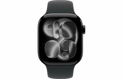 Apple Watch S11 42mm Jet Black Aluminum Case with Black Sport Band (,  1)