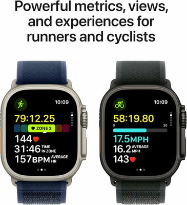   Apple Watch Ultra 2 (2024) 49  Black Titanium Case GPS + Cellular, Black Milanese Loop (,  3)