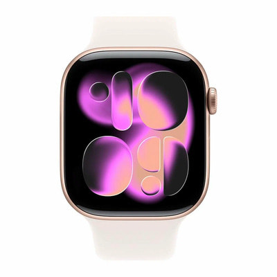  Apple Watch Series 11 GPS 46  Rose Gold Aluminium Case with Light Blush Sport Band (,  1)