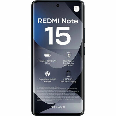 �������� Xiaomi Redmi Note 15 4G 6/128Gb, AMOLED, NFC, Midnight Black (������) (����, ��� 4)