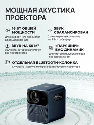 �������� Wanbo Mozart 1 (1920*1080/2+32G/Android 9/900 ANSI/Auto-Focus) �����-����� (����, ��� 3)