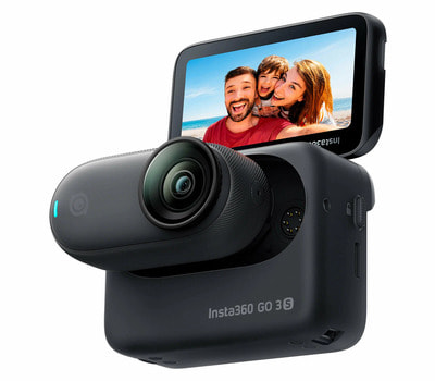 ����-������ Insta360 GO 3S 128GB Black, �����-����������, 4�, ������ (����, ��� 1)