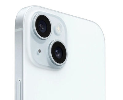 Смартфон Apple iPhone 15 256 ГБ, Dual: nano SIM + eSIM, голубой (вид 2) Смартфон Apple iPhone 15 256 ГБ, Dual: nano SIM + eSIM, голубой (фото, вид 2)