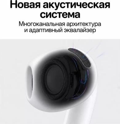 Беспроводные наушники Apple AirPods 5 с беспроводным зарядным кейсом (вид 3) Беспроводные наушники Apple AirPods 5 с беспроводным зарядным кейсом (фото, вид 3)
