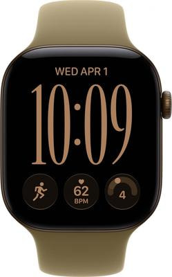 Умные часы Apple Watch Series 12 46 mm Dark Bronze Aluminum Case with Olive Sport Band (вид 1) Умные часы Apple Watch Series 12 46 mm Dark Bronze Aluminum Case with Olive Sport Band (фото, вид 1)