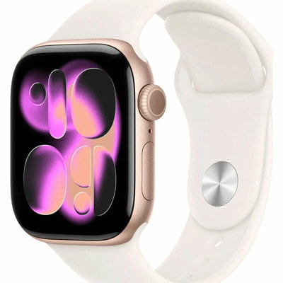   Apple Watch Series 11 GPS 42  Rose Gold Aluminium Case with Light Blush Sport Band ()