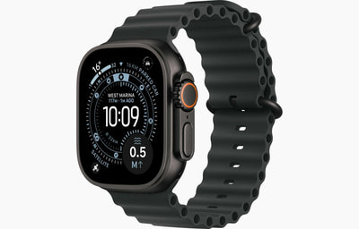   Apple Watch Ultra 3 (2025) 49  GPS + Cellular Black Titanium Case with Black Ocean Band ()
