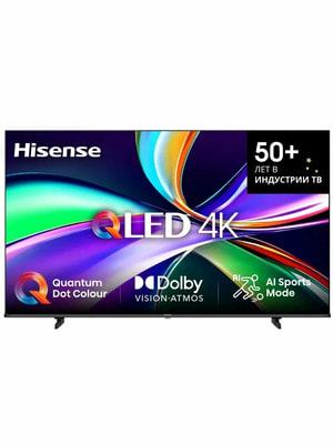 ��������� Hisense 43E7Q RU, QLED, 4K Ultra HD 3840x2160, Smart TV, ������ (����)