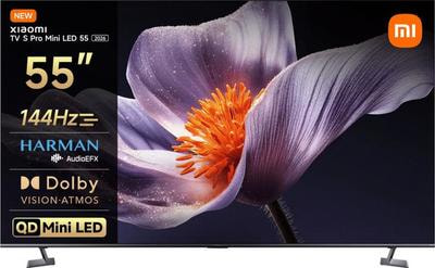 Телевизор Xiaomi TV S Pro Mini LED 55 2026, QD-Mini LED, 144 Гц, Smart TV, черный Телевизор Xiaomi TV S Pro Mini LED 55 2026, QD-Mini LED, 144 Гц, Smart TV, черный (фото)