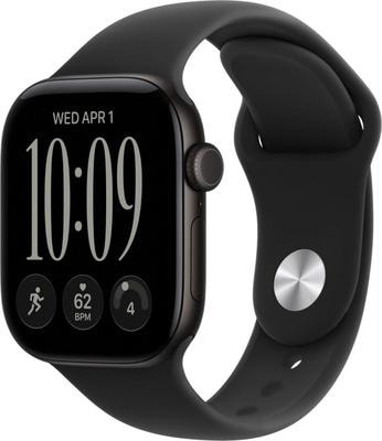 Умные часы Apple Watch Series 12 46 mm Black Aluminum Case with Black Sport Band Умные часы Apple Watch Series 12 46 mm Black Aluminum Case with Black Sport Band (фото)