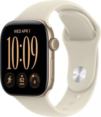 Умные часы Apple Watch Series 12 46 mm Light Gold Aluminum Case with Sand Sport Band Умные часы Apple Watch Series 12 46 mm Light Gold Aluminum Case with Sand Sport Band (фото)