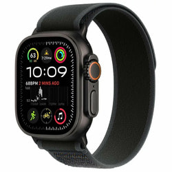 - Apple Watch Ultra 2 (2024) 49mm Black Titanium Case with Black Trail Loop