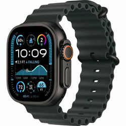- Apple Watch Ultra 2 (2024) GPS + Cellular 49mm Black Titanium Case with Black Ocean Band