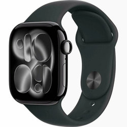   Apple Watch Series 11 GPS 46  JetBlack Aluminium Case with Sport Band