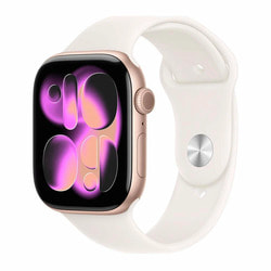   Apple Watch Series 11 GPS 46  Rose Gold Aluminium Case with Light Blush Sport Band
