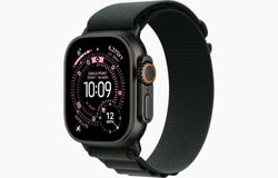   Apple Watch Ultra 3 (2025) 49  GPS + Cellular Black Titanium Case with Black Alpine Loop