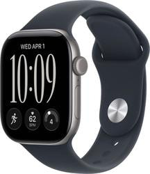 ����� ���� Apple Watch Series 12 46 mm Space Gray Aluminum Case with Navy Blue Sport Band
